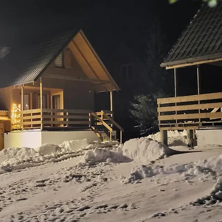 Klimatyczne Drewniane Jagodna 6d-2 Jacuzzi Sauna,trasy Rowerowe Dağ evi Spalona