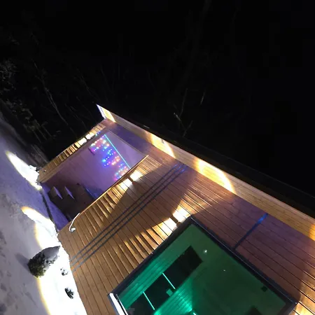 Chalet Klimatyczne Drewniane Domki Jagodna Spalona 6D-2 Jacuzzi Sauna,Trasy Rowerowe Spalona