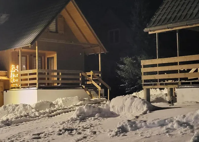 Klimatyczne Drewniane Domki Jagodna Spalona 6D-2 Jacuzzi Sauna,Trasy Rowerowe Chalet Spalona